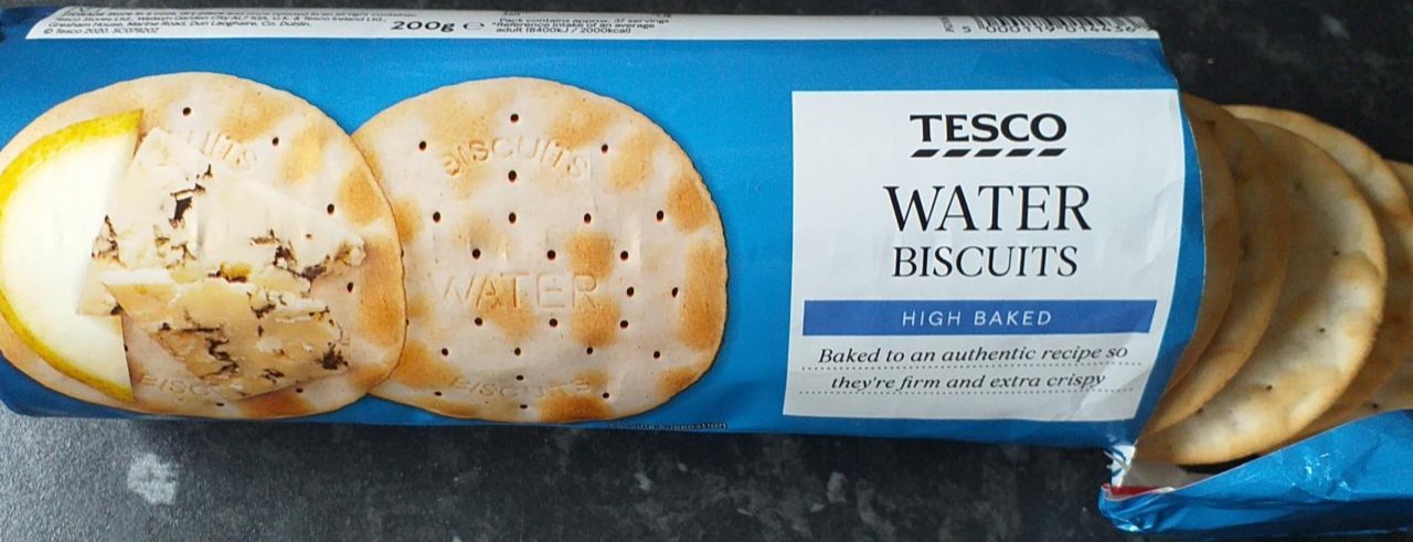 Fotografie - High Baked Water Biscuits Tesco