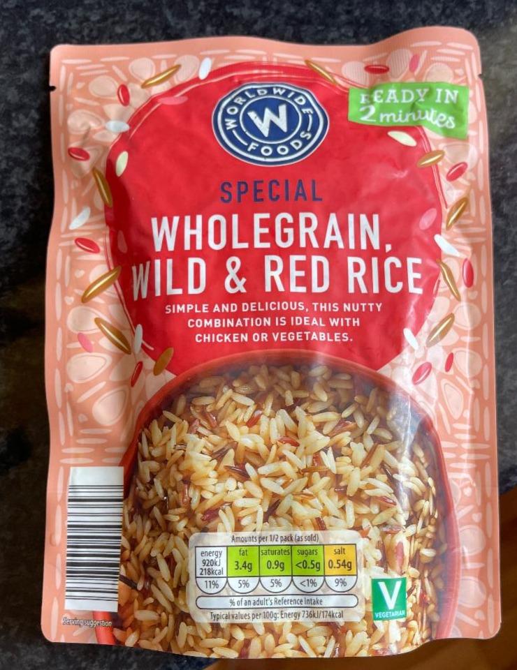 Fotografie - Special Wholegrain, Wild & Red Rice Worldwide Foods