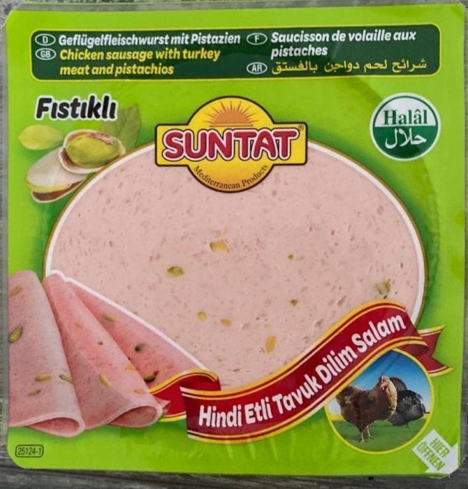 Fotografie - Chicken sausage with turkey meat and pistachios Suntat