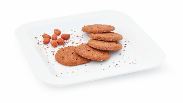 Fotografie - Kakaové sušenky s lískovými oříšky Victus