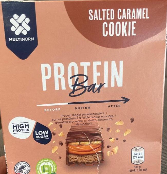 Fotografie - Salted caramel cookie protein bar Multinorm
