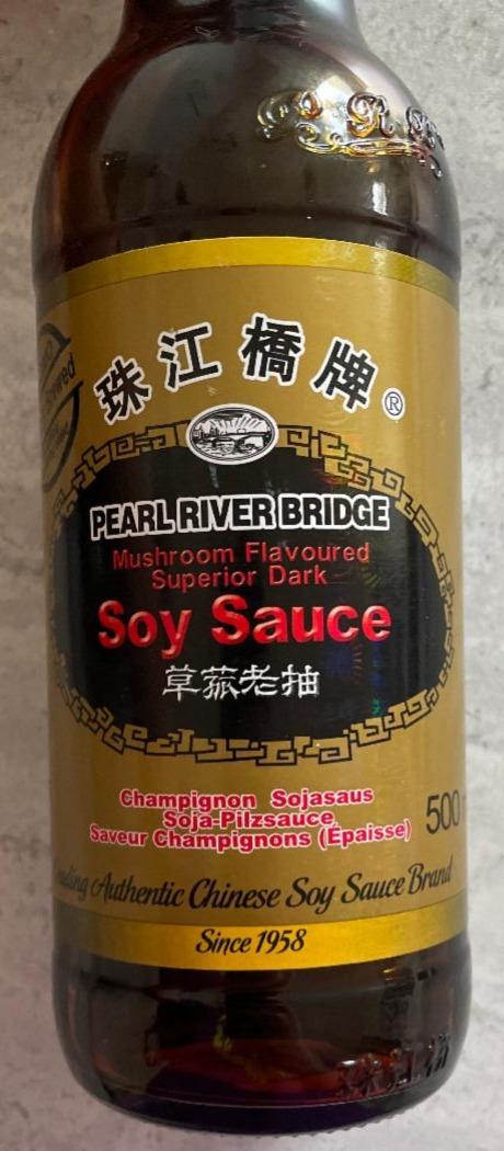 Fotografie - Mushroom Flavored Superior Dark Soy Sauce Pearl River Bridge