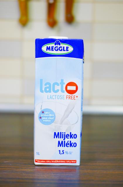 Fotografie - bezlaktózové mléko 1,5% Meggle