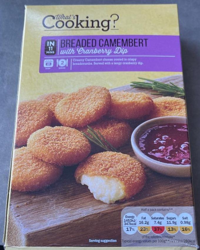 Fotografie - Breaded camembert with Cranberry Dip Lidl
