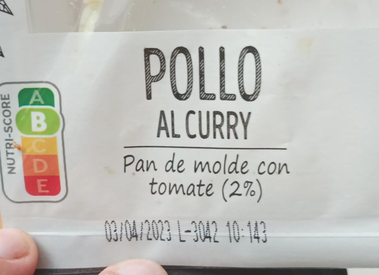 Fotografie - Sandwich Pollo al curry Carrefour