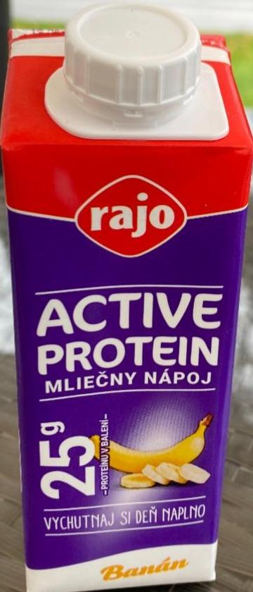 Fotografie - Active Protein Mliečny nápoj banán Rajo