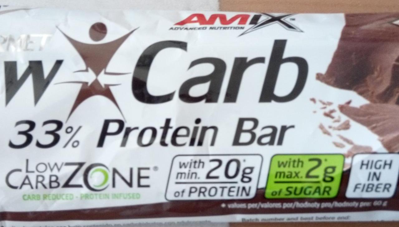 Fotografie - Low Carb 33% Protein bar Double Dutch Chocolate Amix