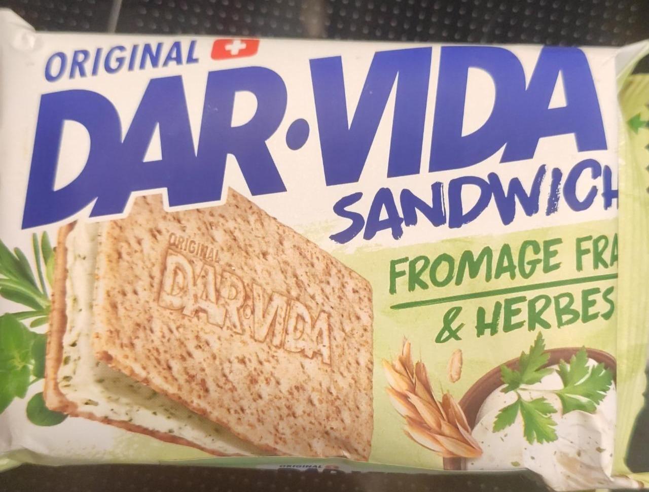 Fotografie - Sandwich Fromage Frais & Herbes Dar-Vida
