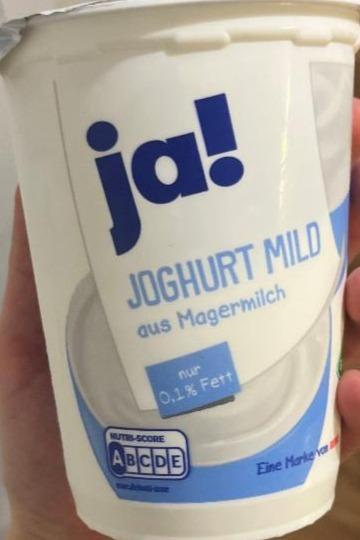 Fotografie - Joghurt mild natur 0,1% Ja!