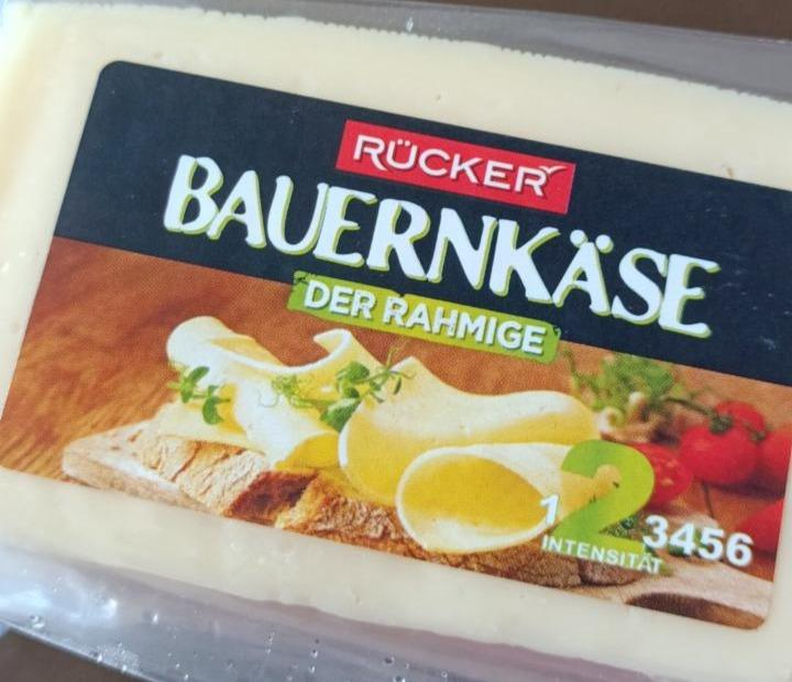 Fotografie - Rücker bauernkäse farmářský polotvrdý sýr