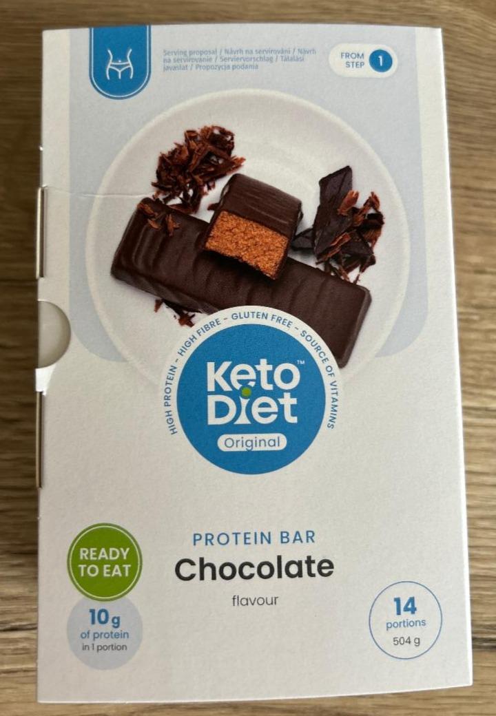 Fotografie - Protein Bar Chocolate flavour KetoDiet