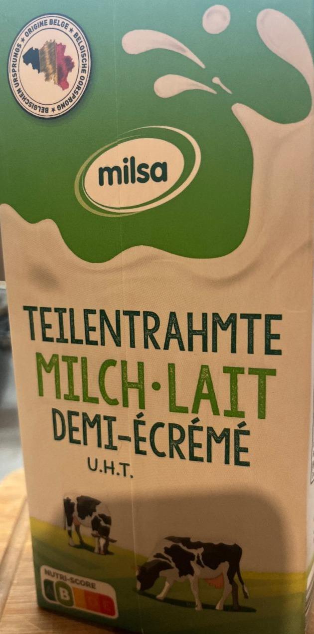 Fotografie - Teilentrahmte milch lait demi-écrémé Milsa