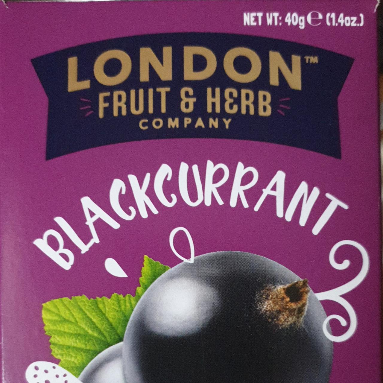 Fotografie - Blackcurrant tea London Fruit & Herb Company