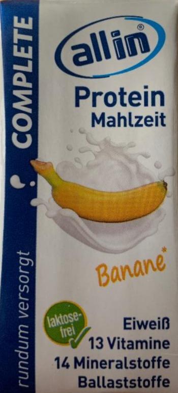 Fotografie - Complete Protein Mahlzeit Banane All in