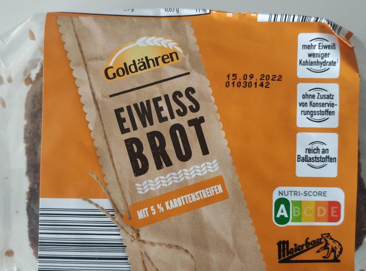 Fotografie - Eiweiss Brot mit 5% Karottenstreifen Goldähren