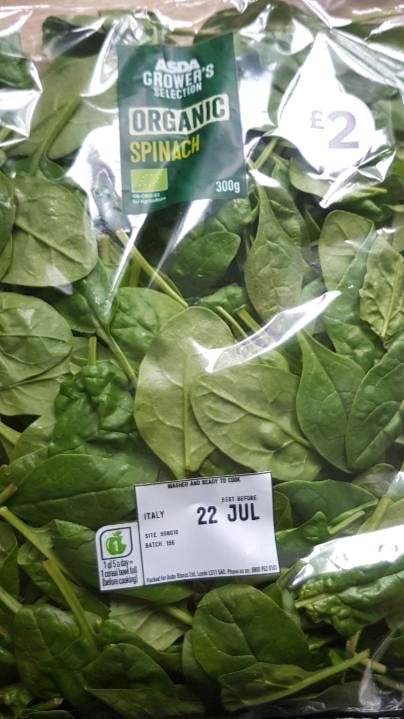 Fotografie - Organic spinach Asda