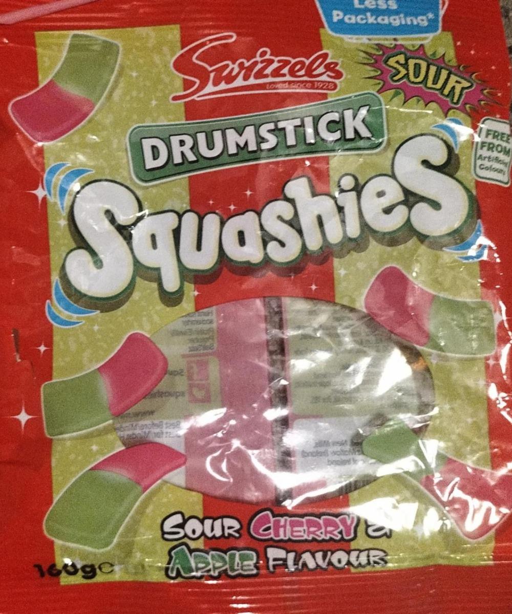 Fotografie - Drumstick squashies sour cherry & apple flavour Swizzels
