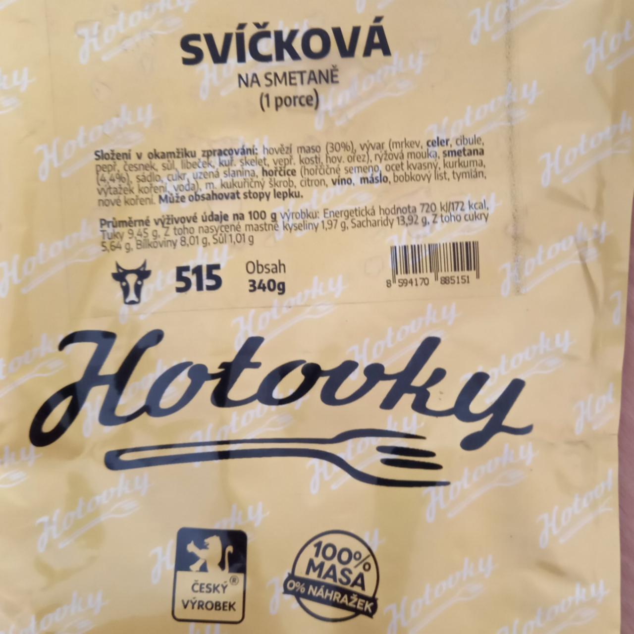 Fotografie - Svíčková na smetaně Hotovky.cz