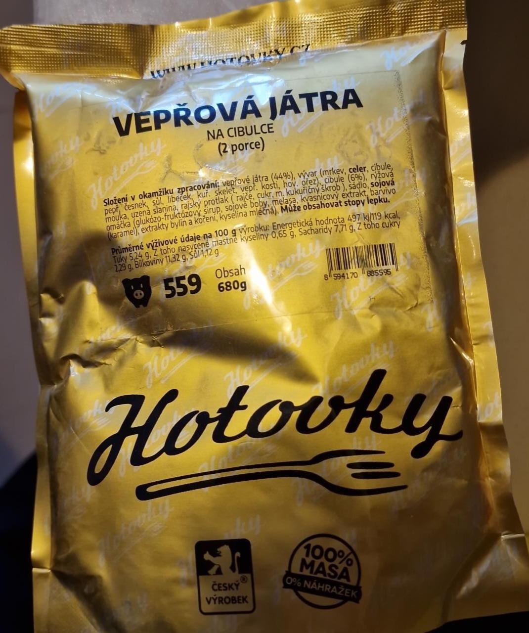 Fotografie - Vepřová játra na cibulce Hotovky.cz