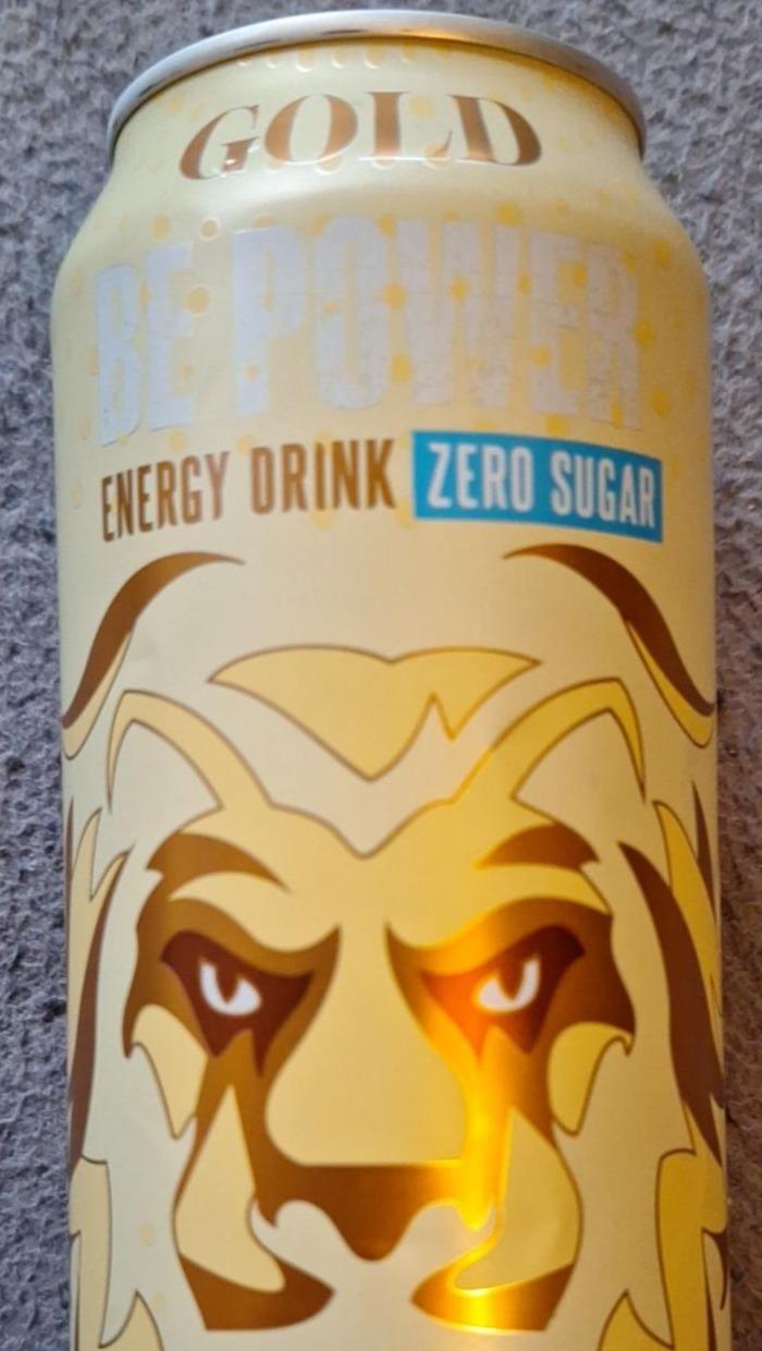 Fotografie - Energy Drink Zero Sugar Gold sparkling wine Be Power