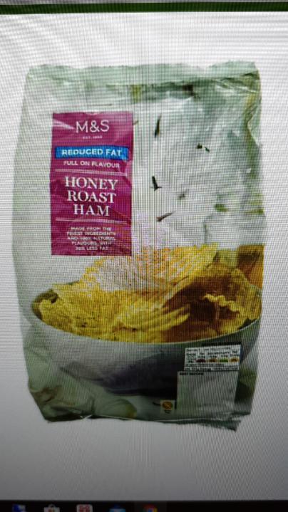Fotografie - Honey roast ham chips reduced fat M&S