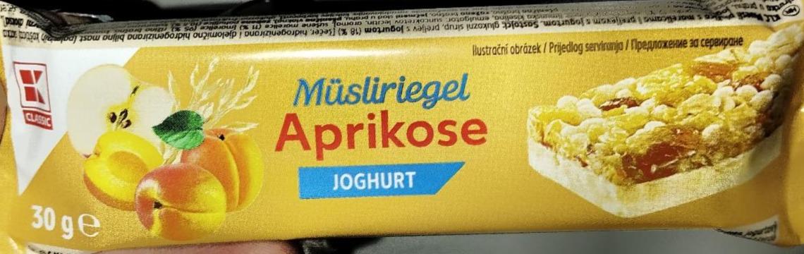 Fotografie - Müsliriegel aprikose joghurt K-Classic