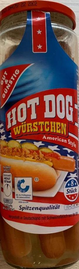Fotografie - Hot Dog Würstchen American Style