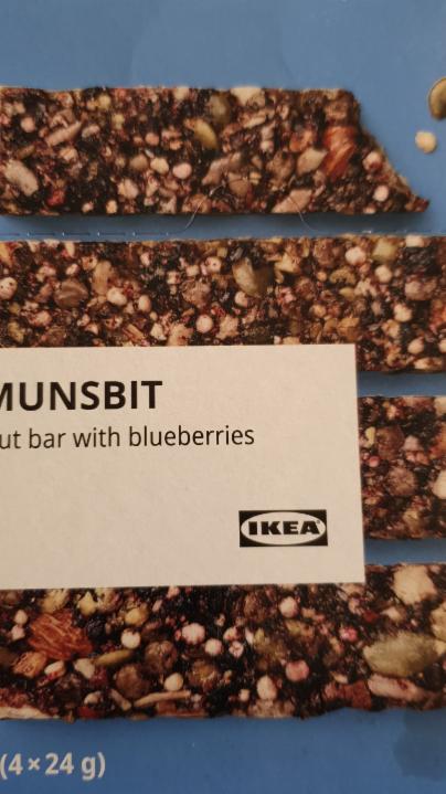 Fotografie - Munsbit nut bar with blueberries IKEA