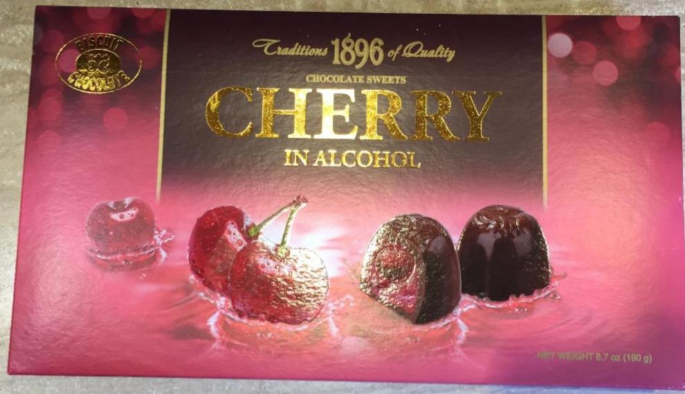 Fotografie - Cherry in alcohol Biscuit Chocolate