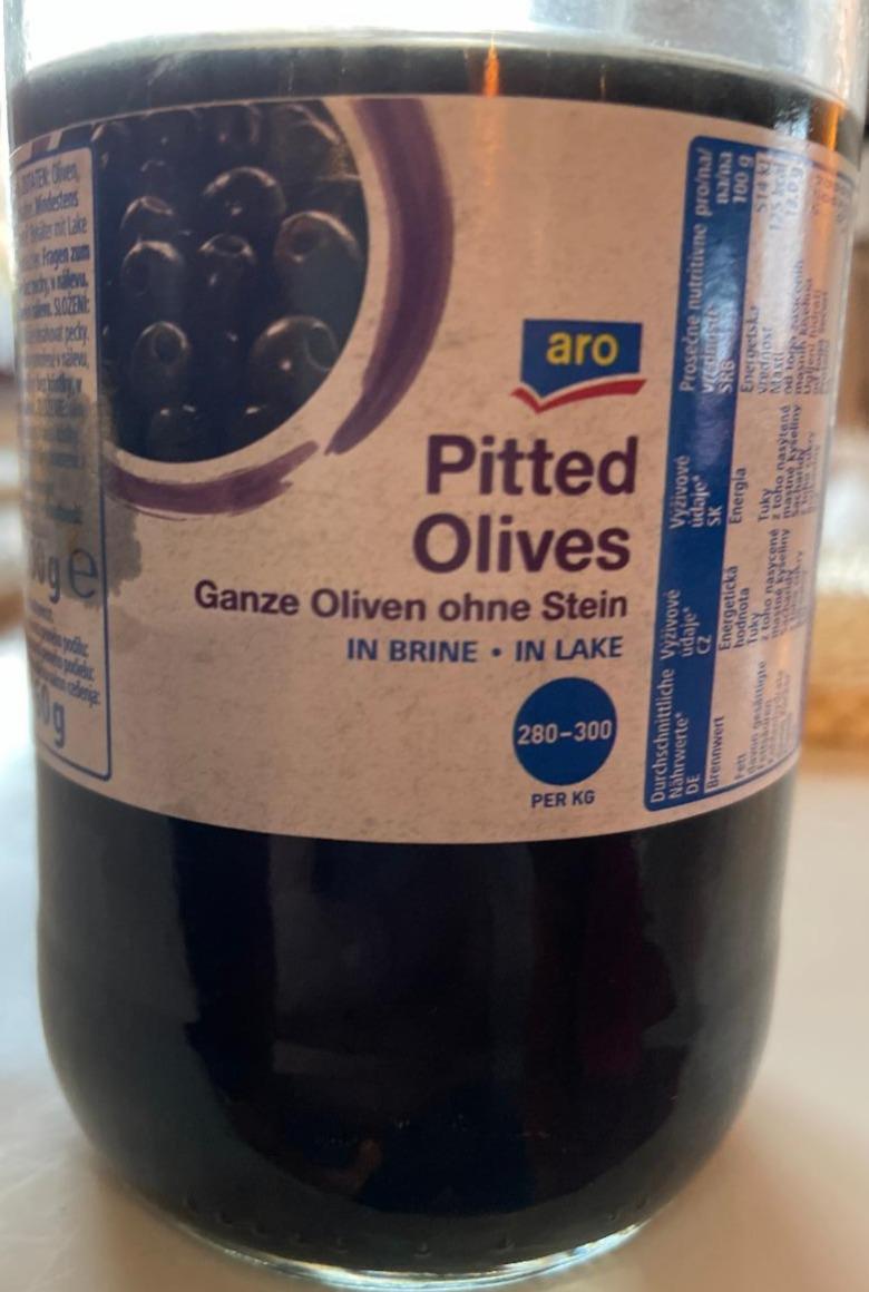 Fotografie - Pitted Olives in brine Aro