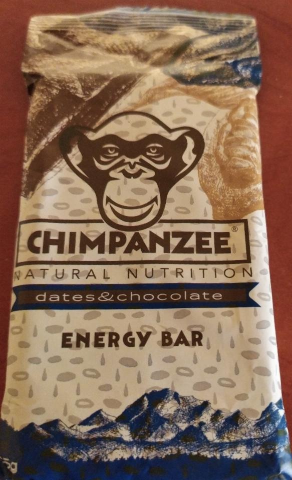 Fotografie - Natural nutrition Datest & Chocholate energy bar Chimpanzee