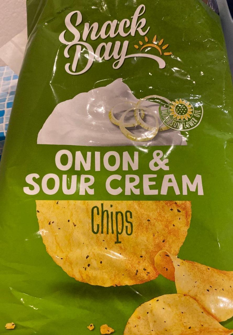 Fotografie - onion & soud cream chips Snack Day