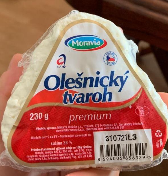 Fotografie - Moravia Olešnický tvaroh Premium tučný 8%