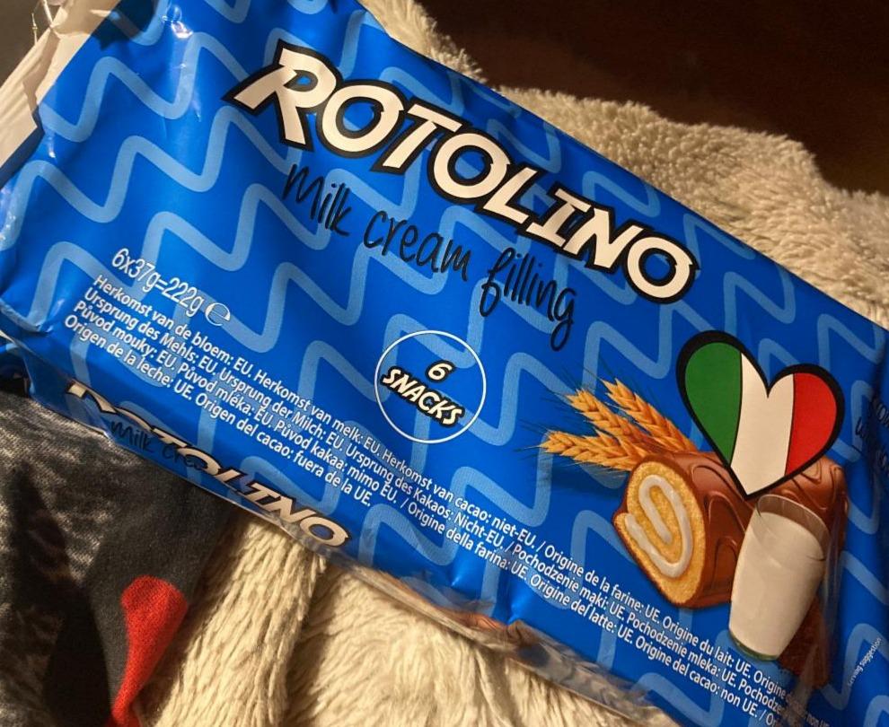 Fotografie - Rotolino milk cream filling