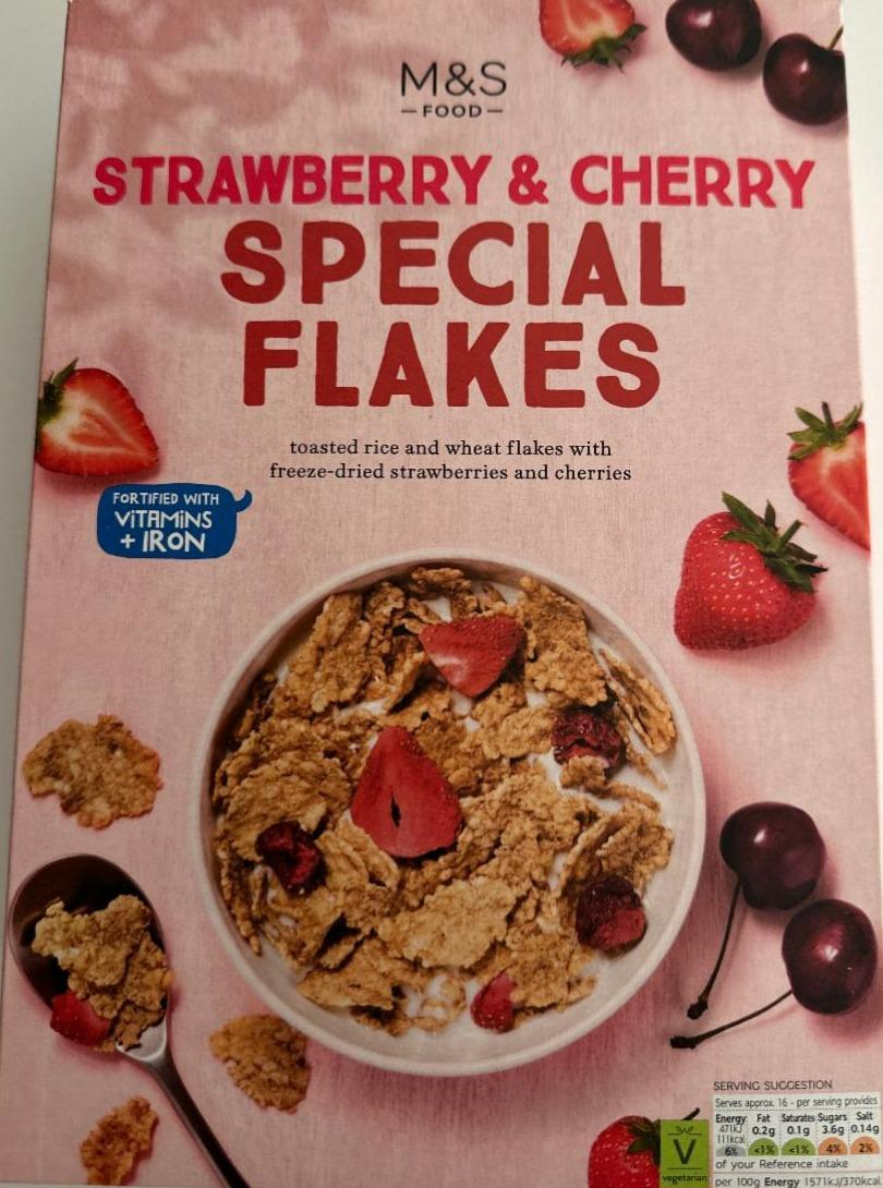 Fotografie - Strawberry & Cherry Special Flakes M&S Food