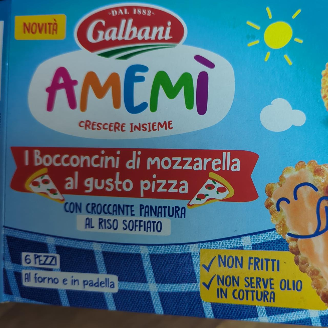 Fotografie - Amemì I Bocconcini di mozzarella al gusto pizza Galbani