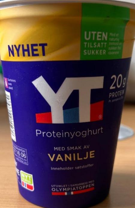 Fotografie - YT proteinyoghurt vanilje