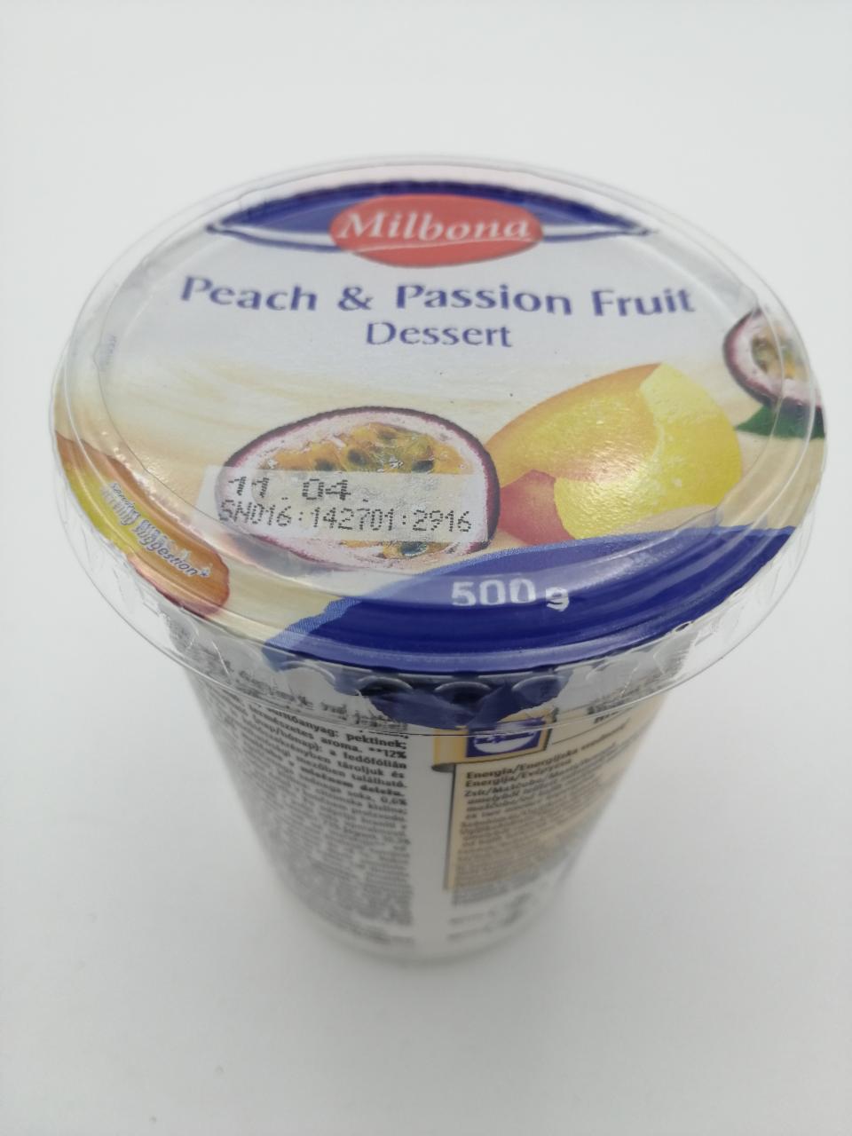 Fotografie - Milbona jogurt ovocný broskvový a maracuja