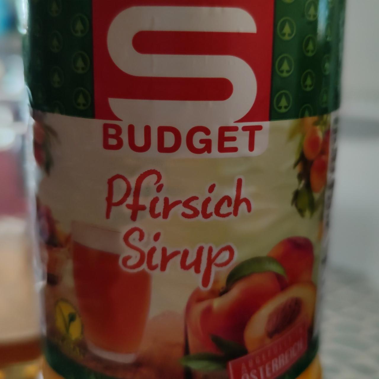 Fotografie - Pfirsich sirup S Budget