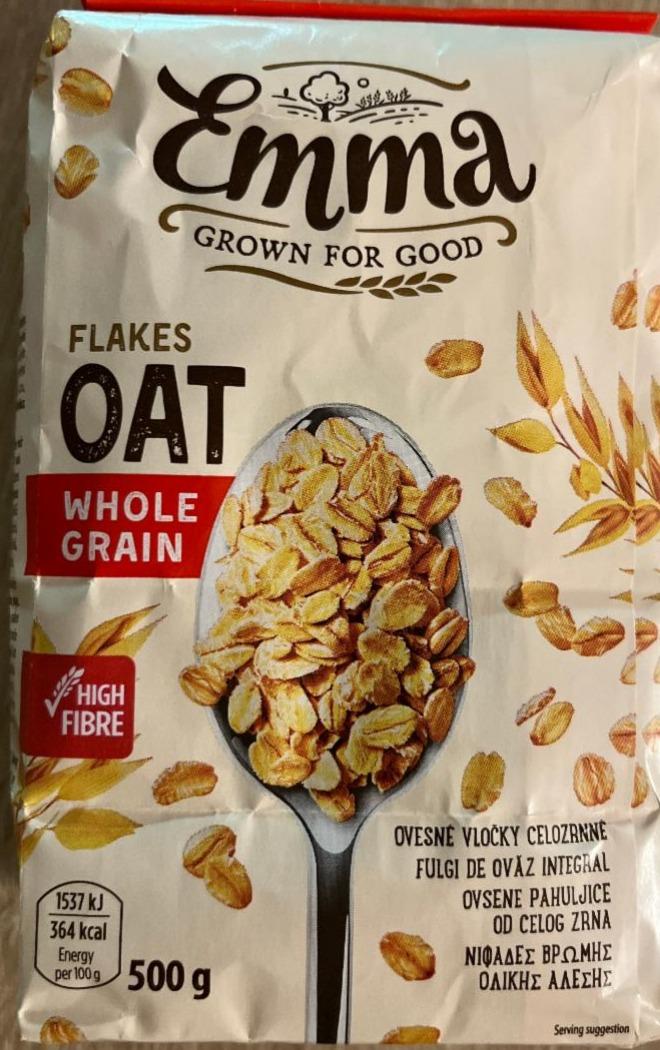 Fotografie - Flakes Oat Whole Grain Emma Grown For Good