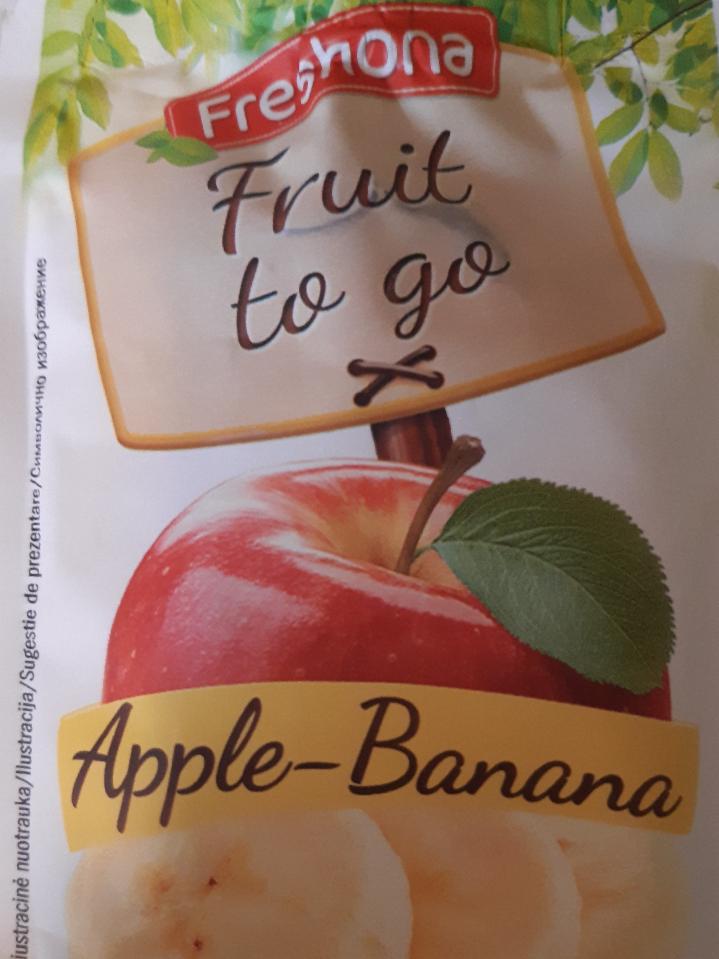 Fotografie - Fruit to go Apple-Banana
