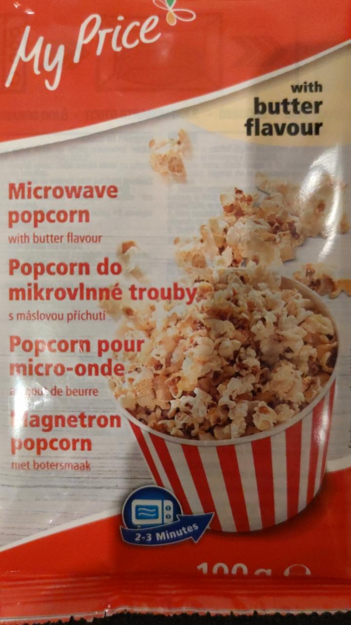 Fotografie - Microwave Popcorn with butter flavour My Price