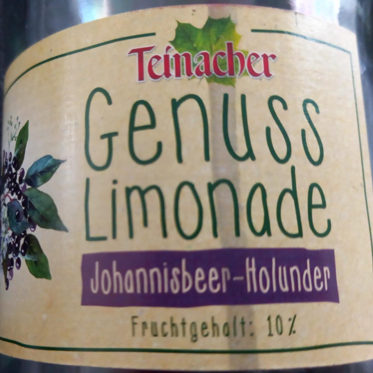 Fotografie - Genuss Limonade Johannisbeer-Holunder Teinacher