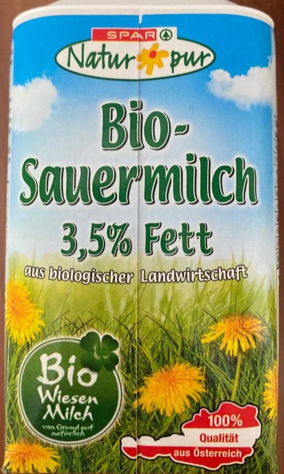 Fotografie - Bio-Sauermilch 3,5% Fett Spar Natur pur