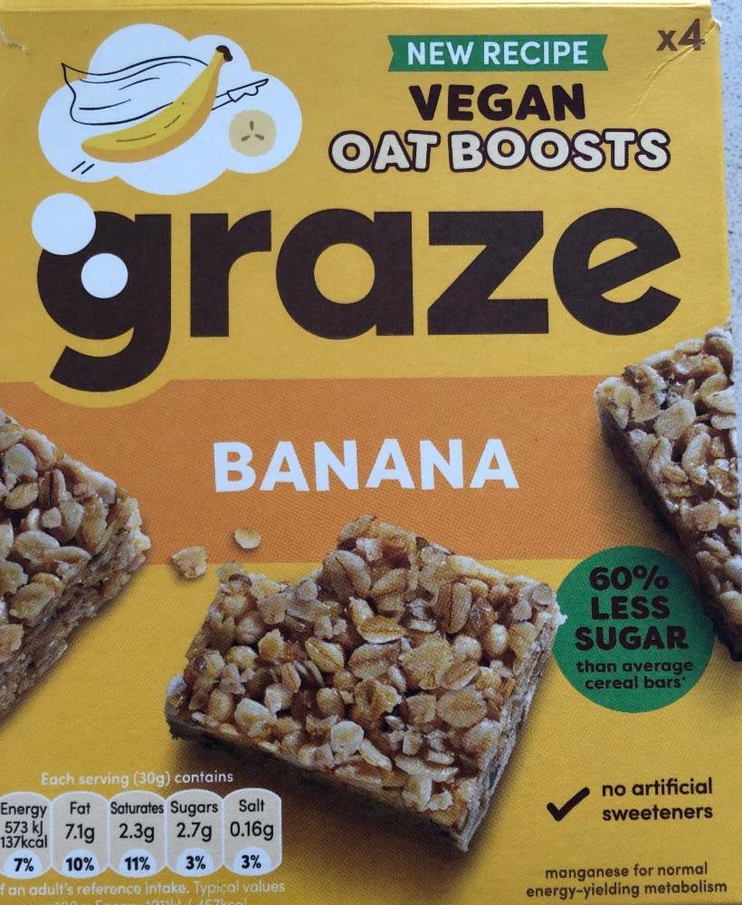 Fotografie - vegan oat boosts graze Banana