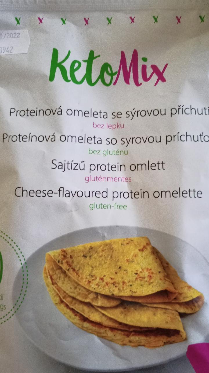 Fotografie - Proteinová omeleta se sýrovou příchutí KetoMix