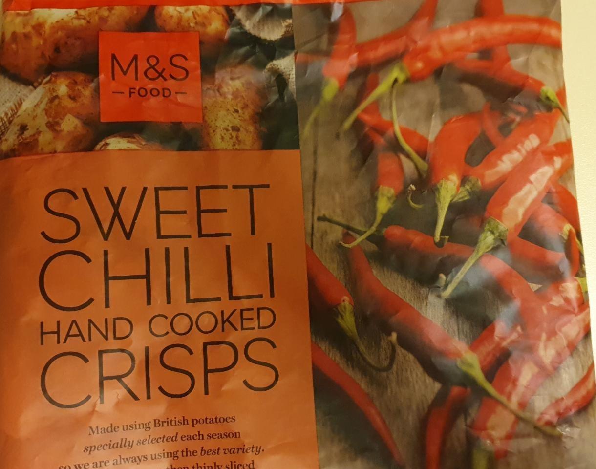 Fotografie - Sweet Chilli Hand Cooked Crisps M&S Food