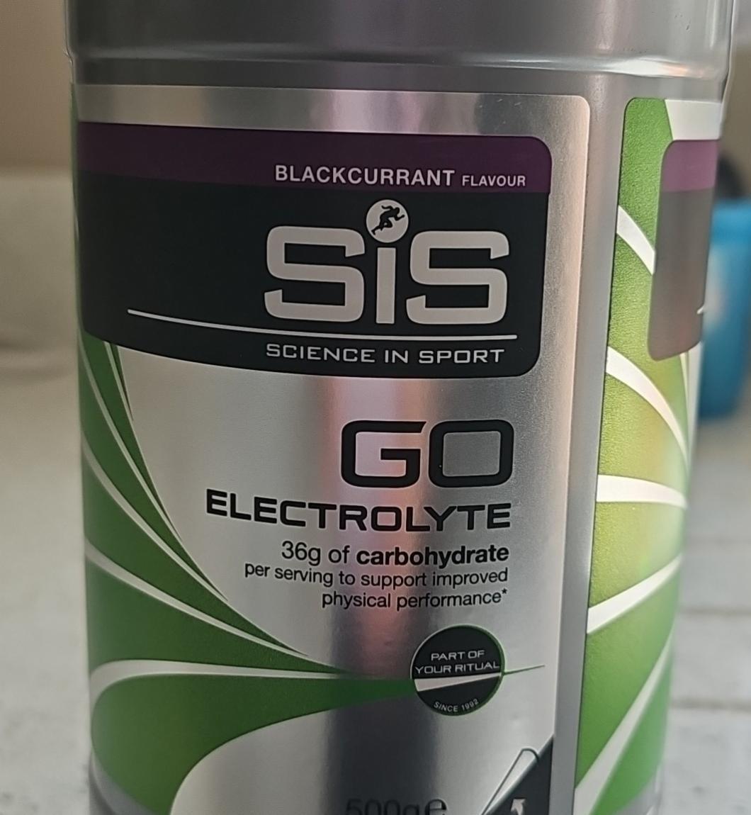 Fotografie - Go Electrolyte Blackcurrant Science in Sport SIS