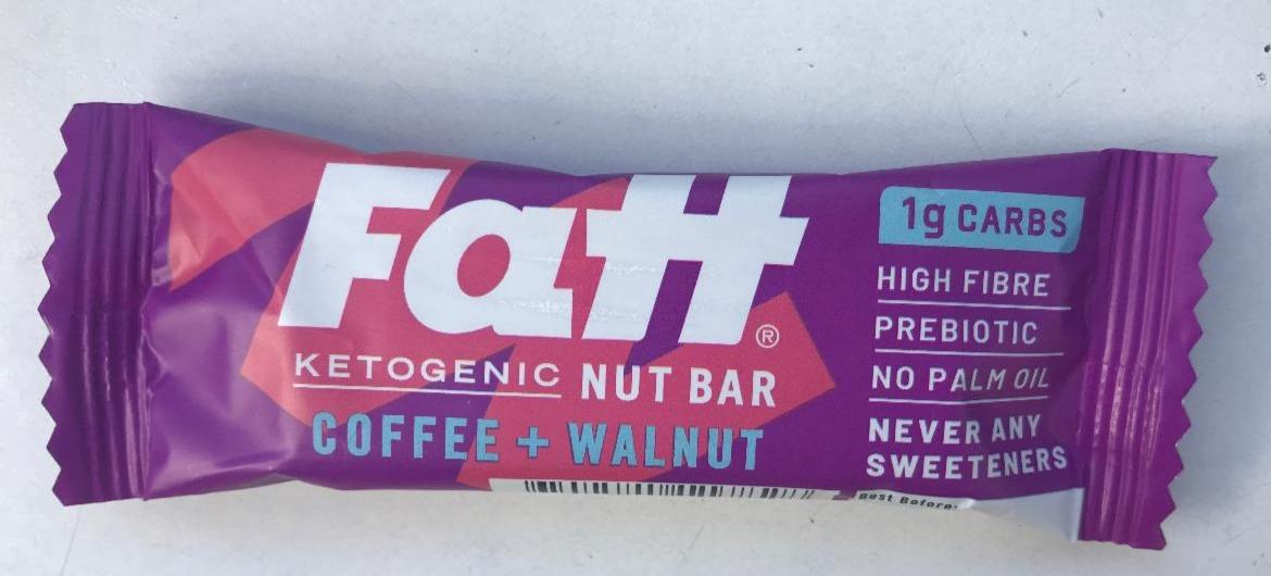 Fotografie - Coffee + Walnut Ketogenic Nut Bar Fatt
