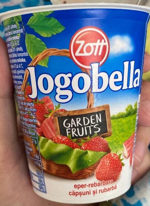 Fotografie - Jogobella Garden fruits eper-rebarbara Zott